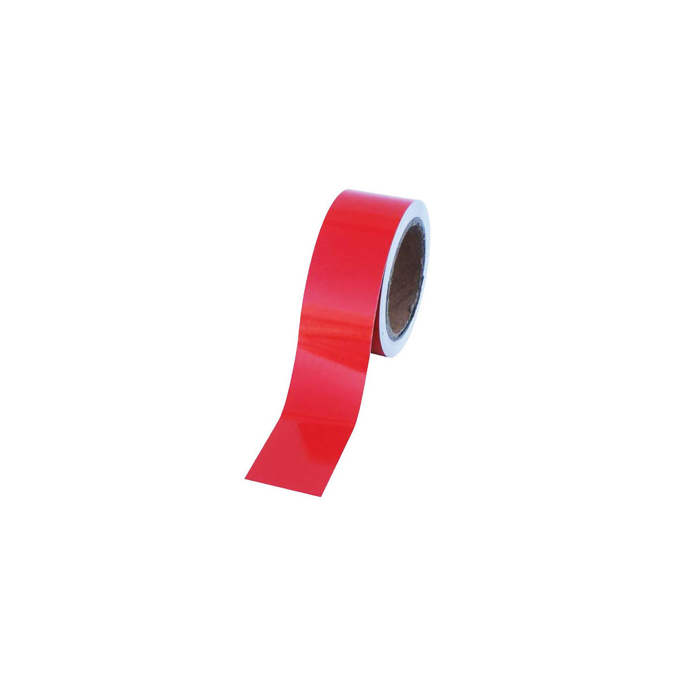 Nastro adesivo rifrangente mt 11,5x50 mm colore rosso